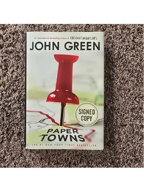 John Green Paper Towns Hardback Book